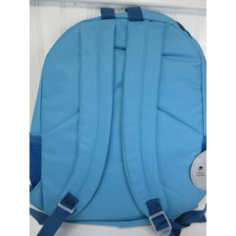 Disney Frozen II Backpack  Anna & Elsa Blue Sparkle School Laptop Bookbag Kids